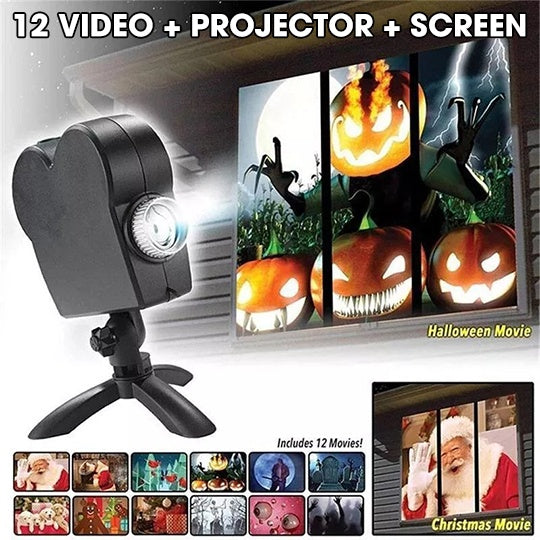 Halloween Christmas Holographic Projection 2024