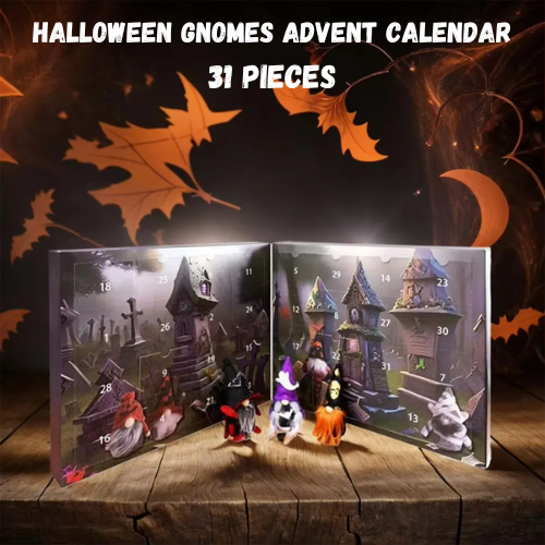 Calendario de Adviento de gnomos navideños