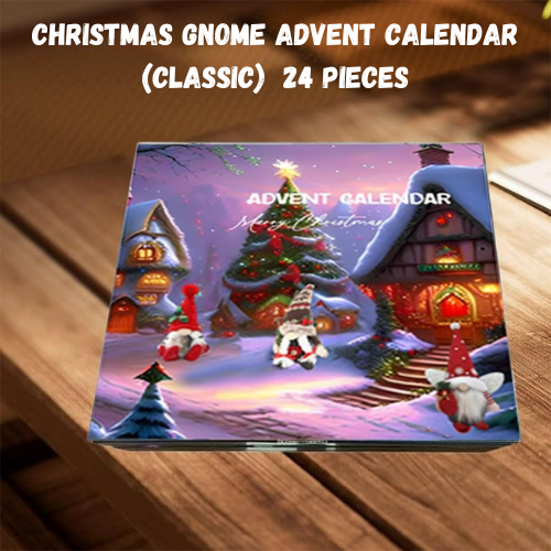 Calendario de Adviento de gnomos navideños