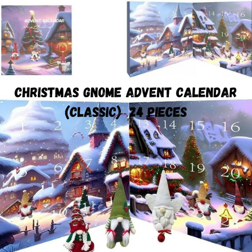 Calendario de Adviento de gnomos navideños