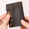 Load image into Gallery viewer, HummerTech, Smart Wallet, Genuine leather wallet, pop-out automatique
