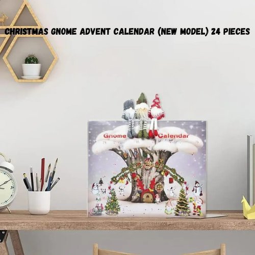 Calendario de Adviento de gnomos navideños