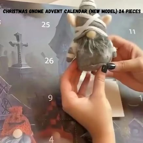 Calendario de Adviento de gnomos navideños