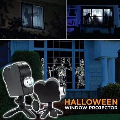 Proyección holográfica de Halloween y Navidad 2024 