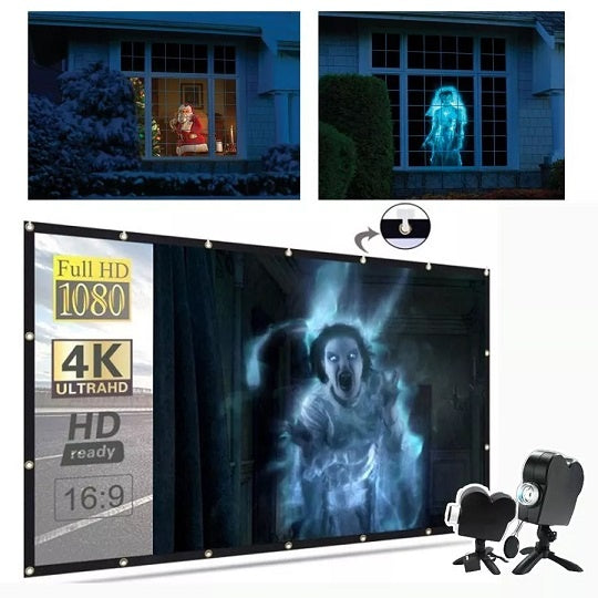 Halloween Christmas Holographic Projection 2024