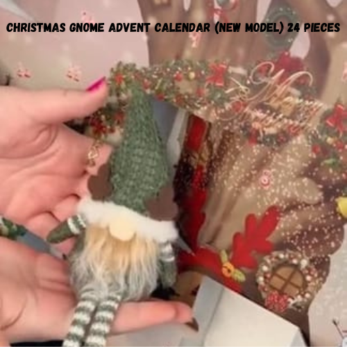 Calendario de Adviento de gnomos navideños