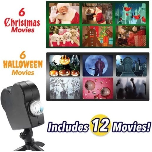 Halloween Christmas Holographic Projection 2024