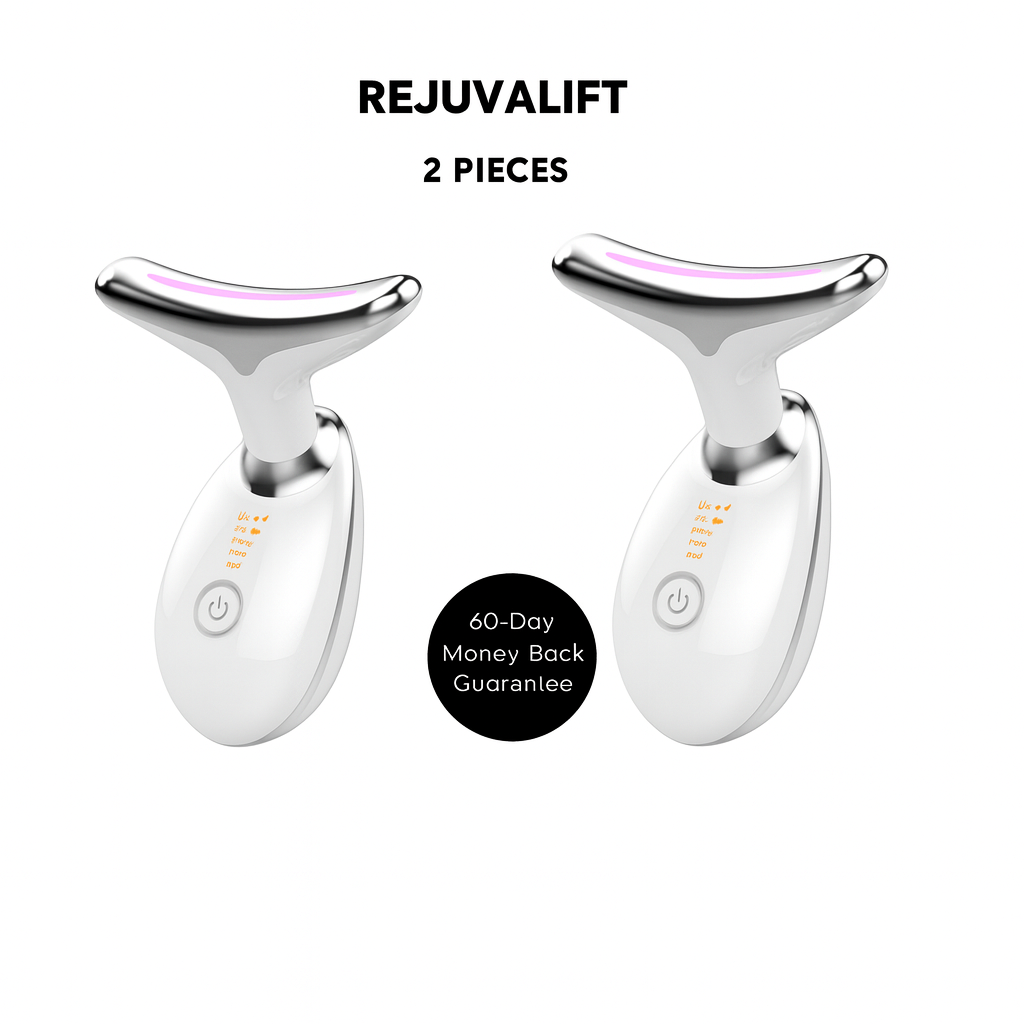 RejuvaLift EMS RED LIGHT THERAPY FACE NECK LIFT WRINKLE REMOVER TIGHTEN MASSAGER