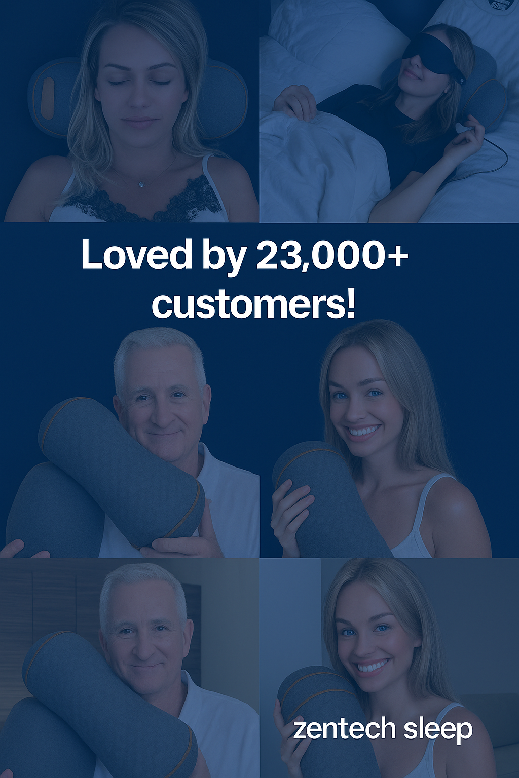 Zentech Sleep Better sleep 245 Reviews (4.9) ⭐⭐⭐⭐⭐ "Eliminate neck pain in one week!"