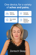 Load image into Gallery viewer, Zentech Sleep Better sleep 245 Reviews (4.9) ⭐⭐⭐⭐⭐ "Eliminate neck pain in one week!"
