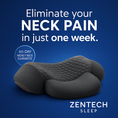 Load image into Gallery viewer, Zentech Sleep Better sleep 245 Reviews (4.9) ⭐⭐⭐⭐⭐ "Eliminate neck pain in one week!"

