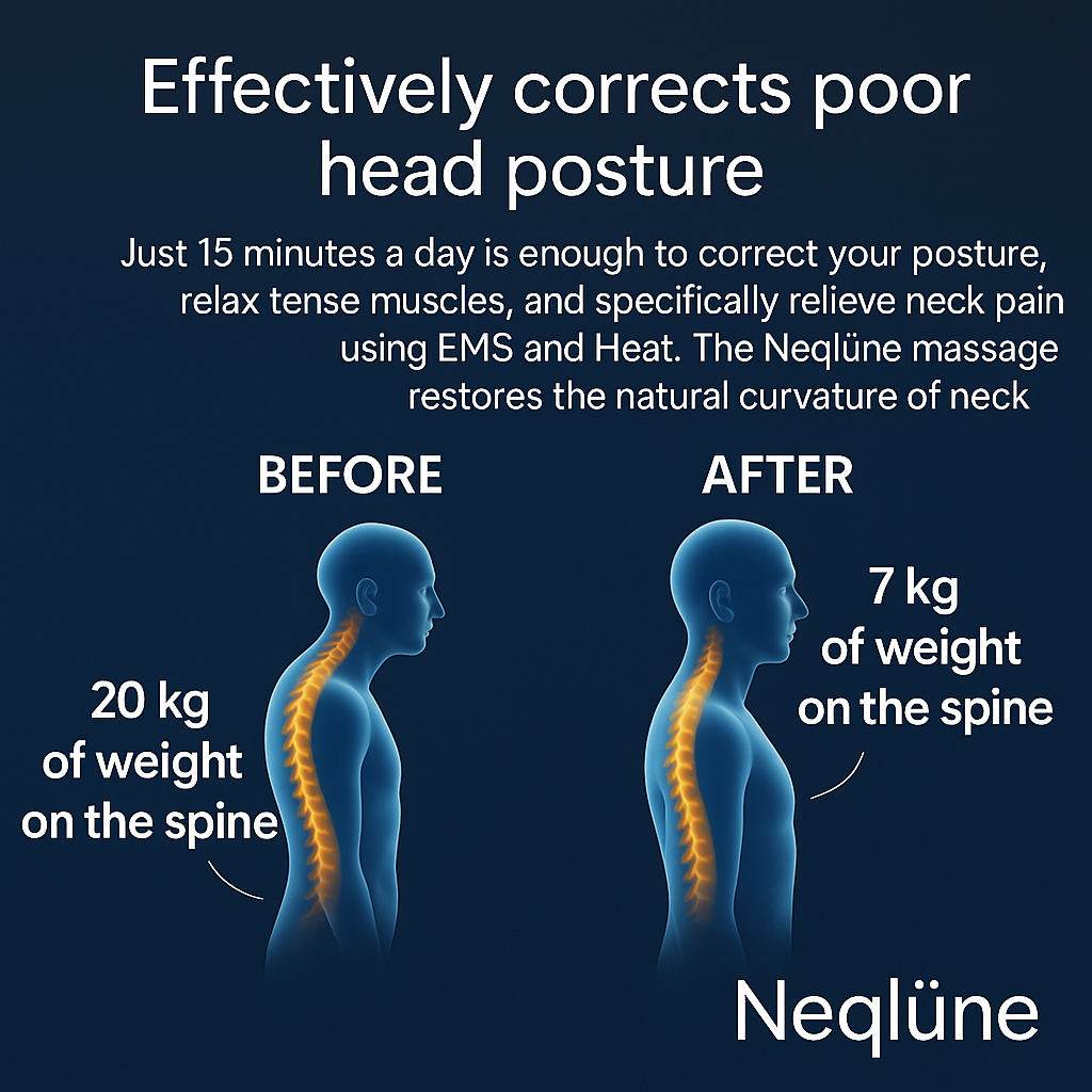 Neqlüne - neck pain massager - homewavee
