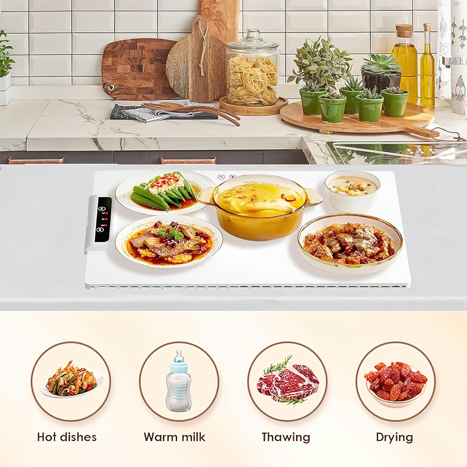 TechServe™ Heat Pad Smart silicone plate with adjustable temperature.