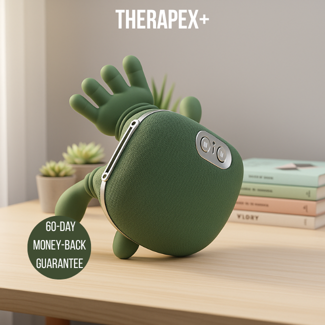 Therapex+ The Smart Neck Massager Premium 3 modes + Red light Therapy