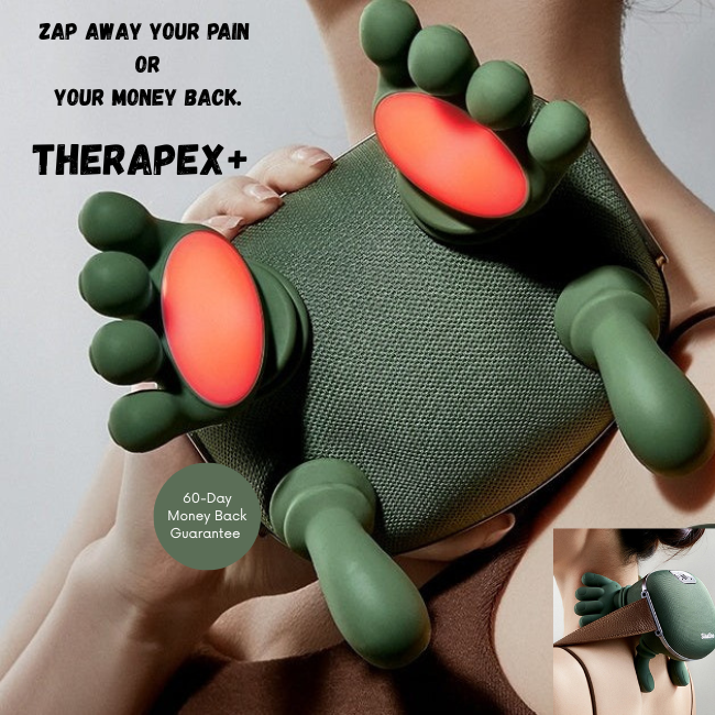 Therapex+ The Smart Neck Massager Premium 3 modes + Red light Therapy